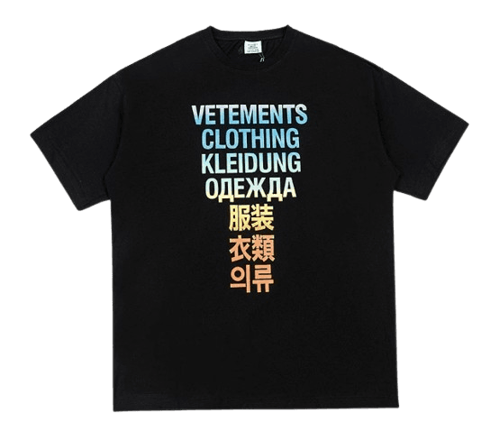 Vetements T-Shirt (100 Styles)