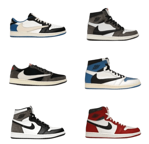 Jordan 1 High/Lows (40 Colorways)