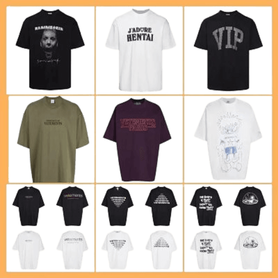 Vetements Tee(15+ Style)