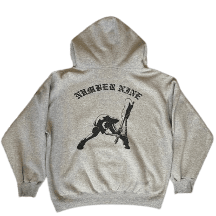 Number Nine Double Skull Hoodie