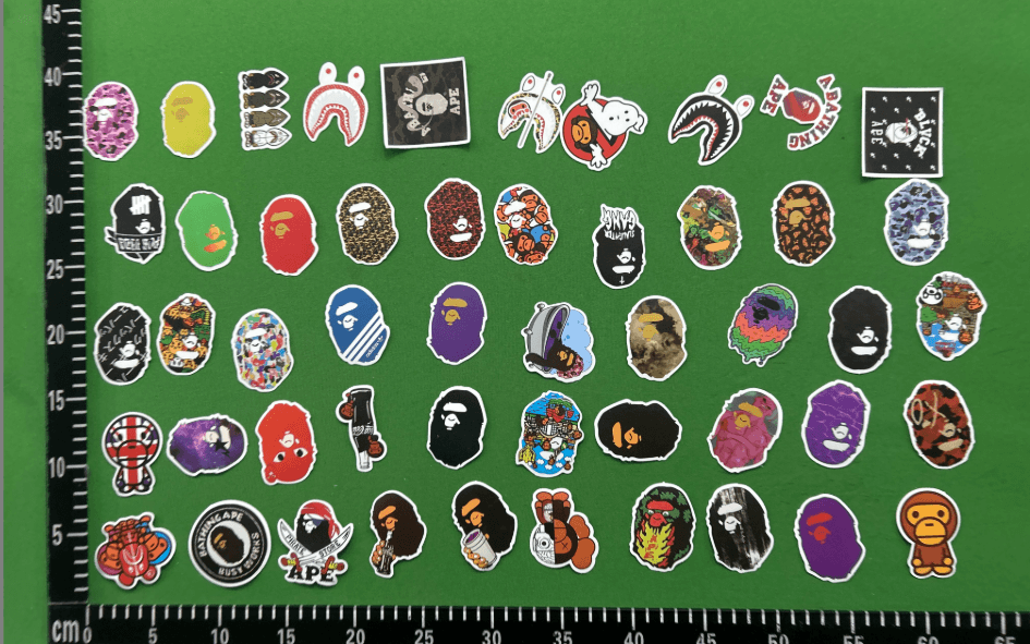 50 Bape Stickers