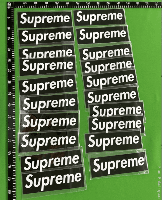 20 Supreme Stickers