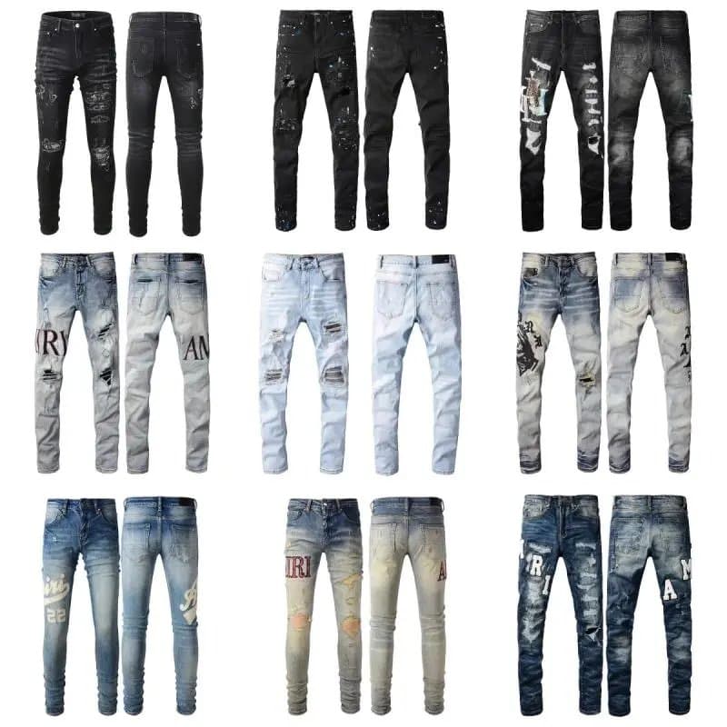 Amiri Distressed Skinny Jeans