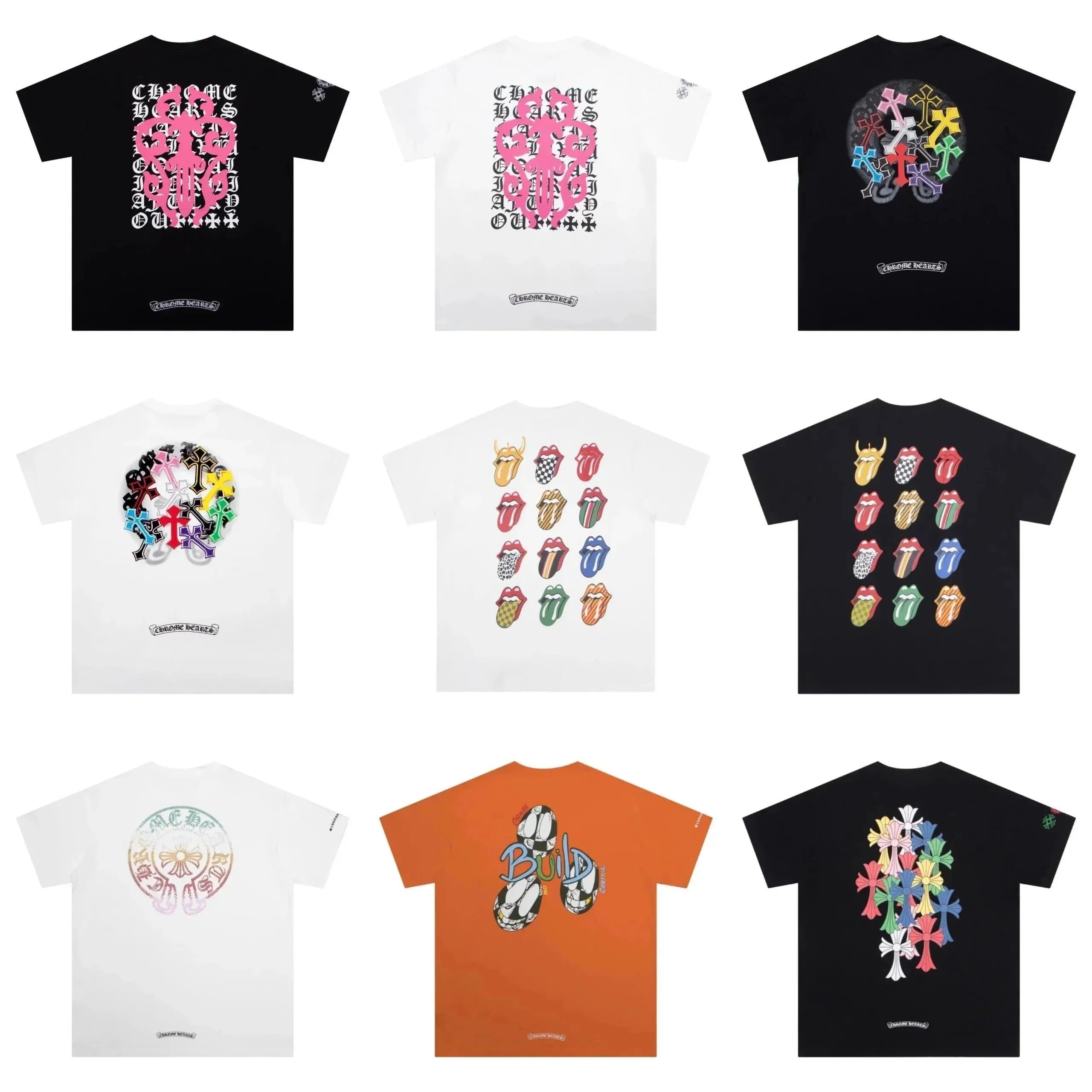 Chrome Hearts T-shirt (40 Colors）