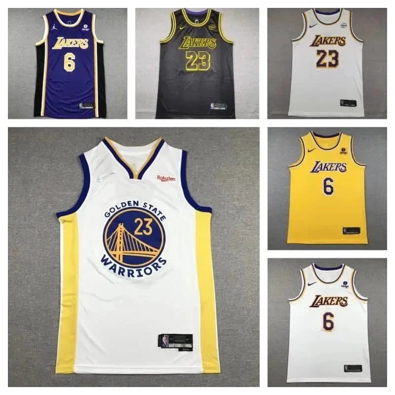 NBA Lakers Warriors Jerseys (35+)