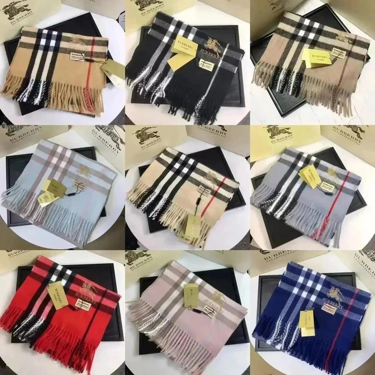 Burberry Classic Check Cashmere Scarf for Men and Women
