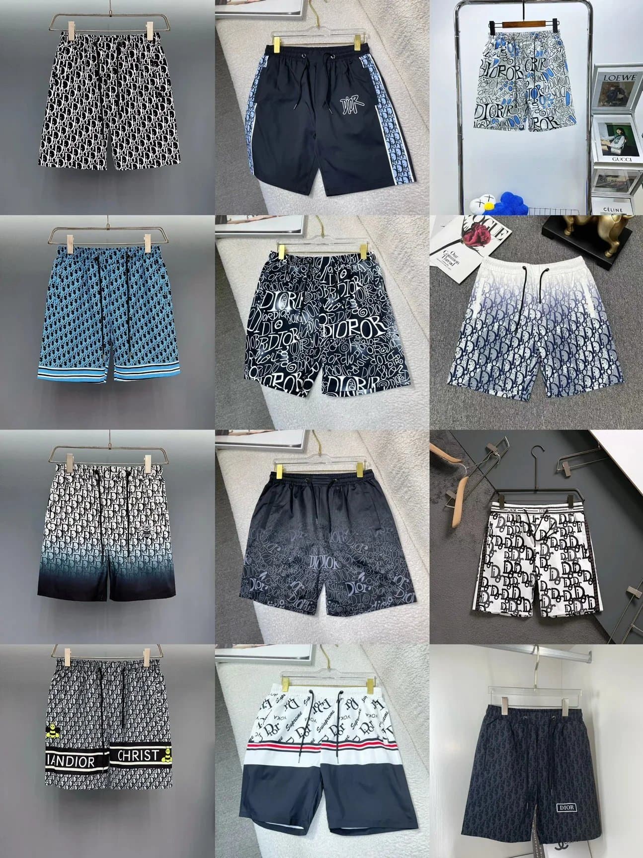 Dior Men's Printed Shorts Collection 2024
