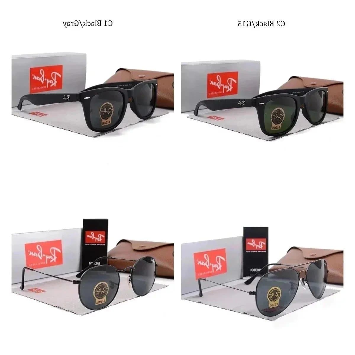 Ray-Ban Classic Sunglasses Wayfarer and Aviator Styles