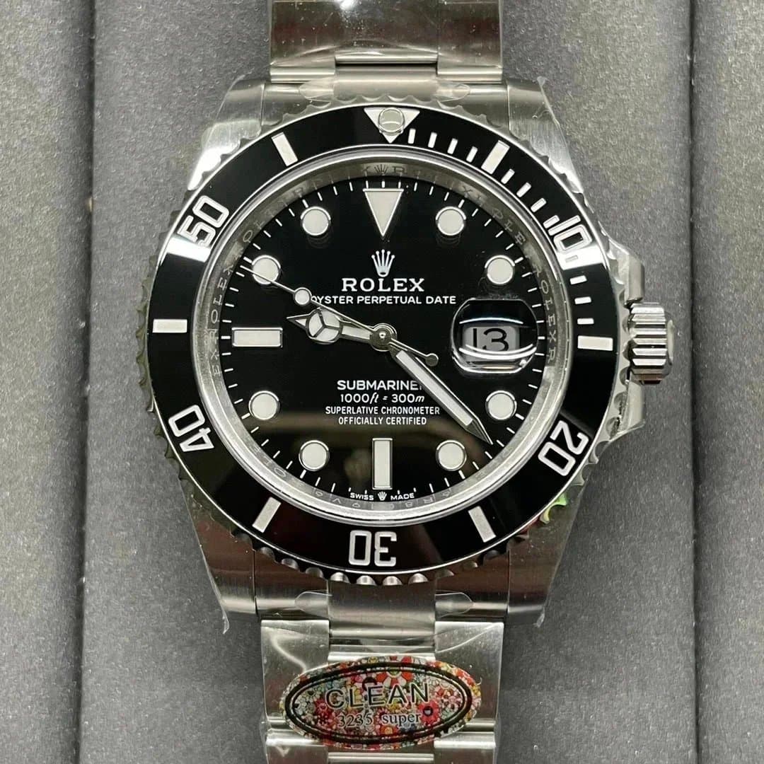 Rolex Submariner Oyster Perpetual Date Watch 1000ft 300m Dive Watch