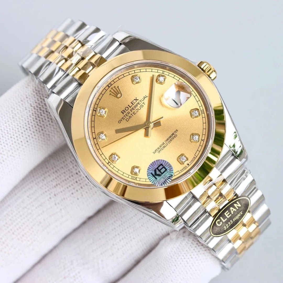 Rolex Oyster Perpetual Datejust Two-Tone Gold and Steel Watch