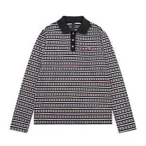 Striped Knit Pullover Sweater for Women