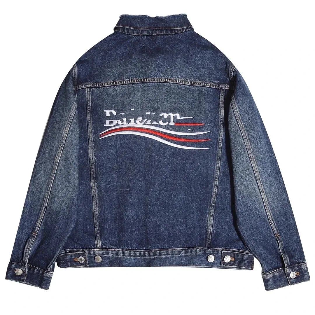 Dior Denim Jacket with Embroidered Logo