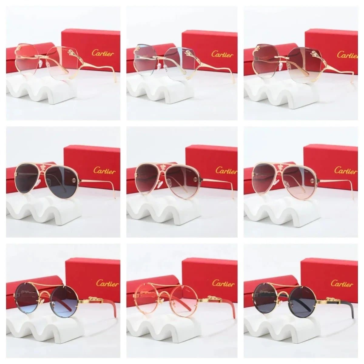 Cartier Sunglasses Fashion Designer Eyewear for Women and Men