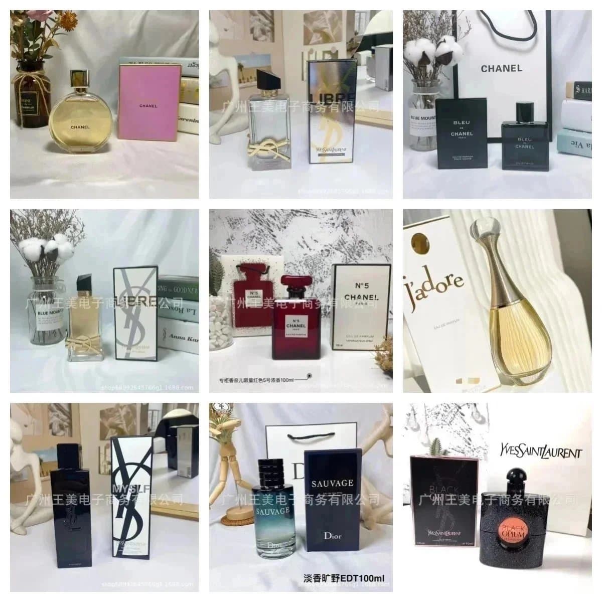 Luxury Perfumes Collection from Chanel YSL Dior