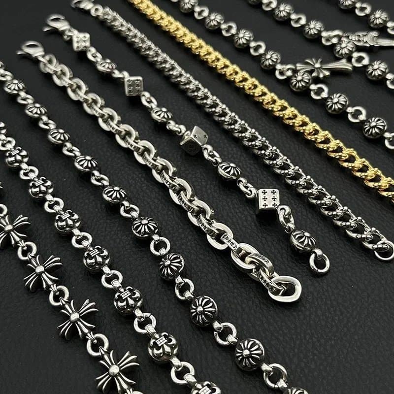 Stylish Silver and Gold Chain Necklaces for Men and Women