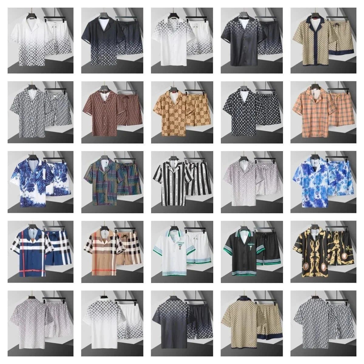 Gucci Men's Printed Silk Pajama Sets - Luxury Sleepwear Collection
