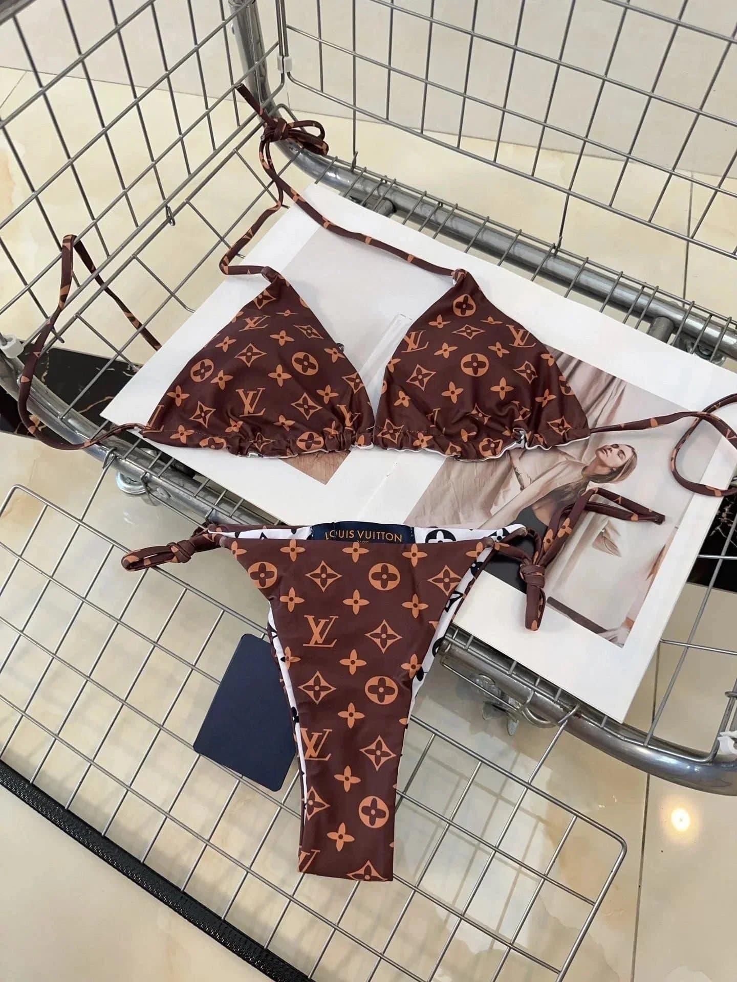 Louis Vuitton Monogram Bikini Set Women's Swimwear