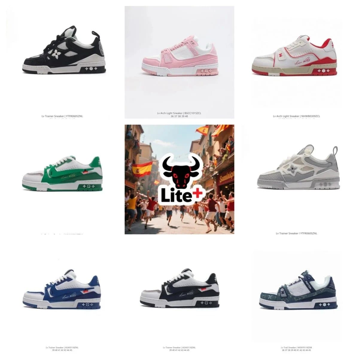 Lite+ Lv Trainer Sneaker Men Women Fashion Casual Shoes