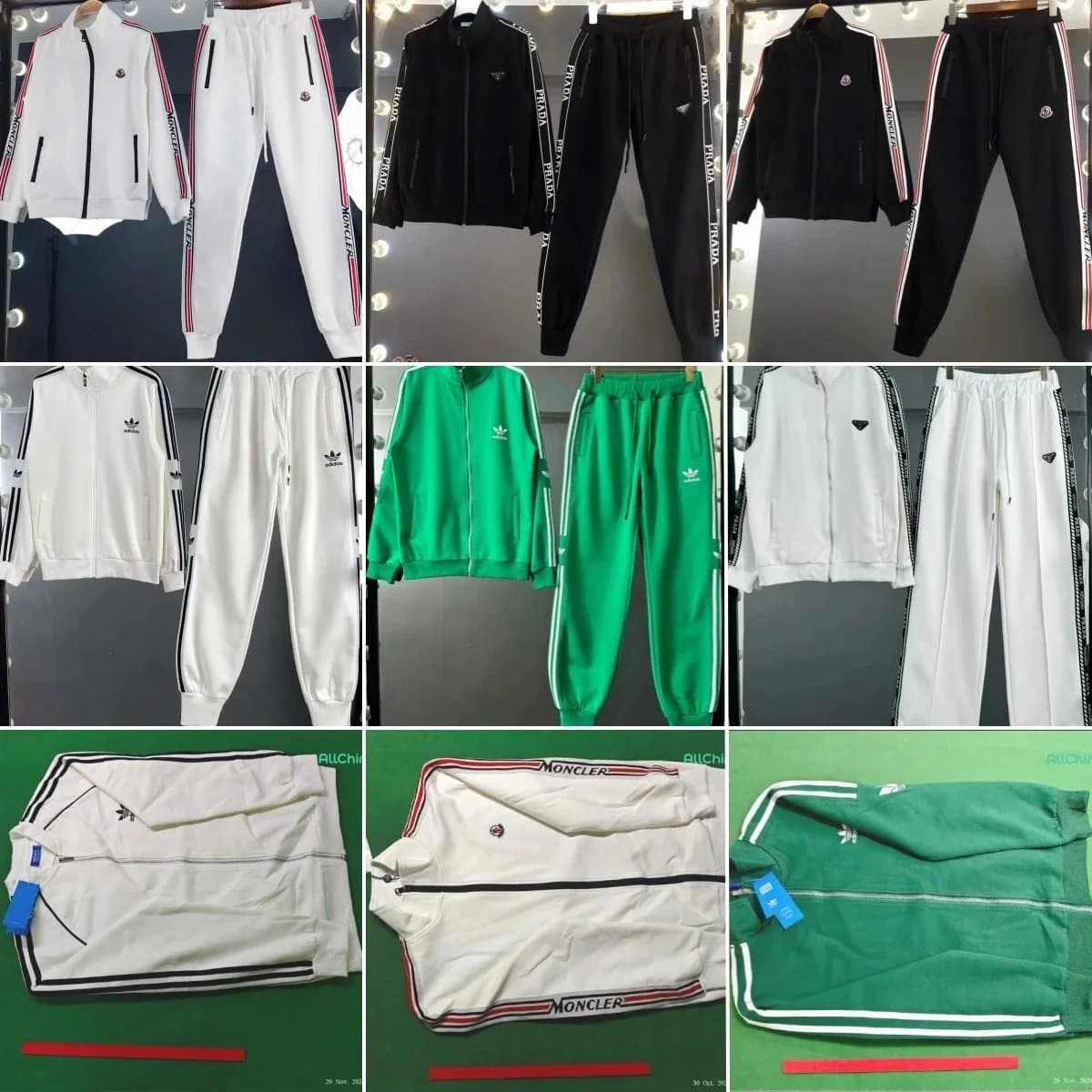 Moncler Sport Suit Tracksuit Set for Men and Women
