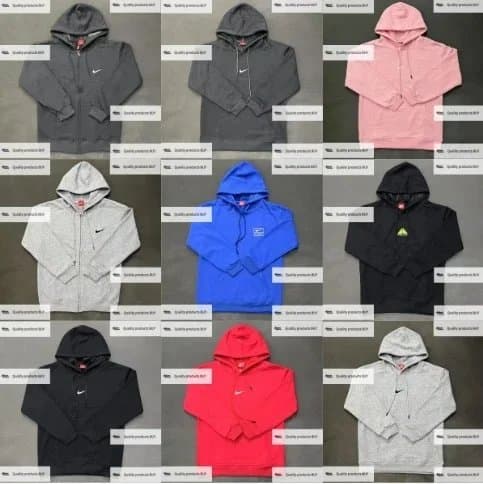 Nike Hoodie Sweatshirt Men's Full Zip Hooded Jacket Sportswear