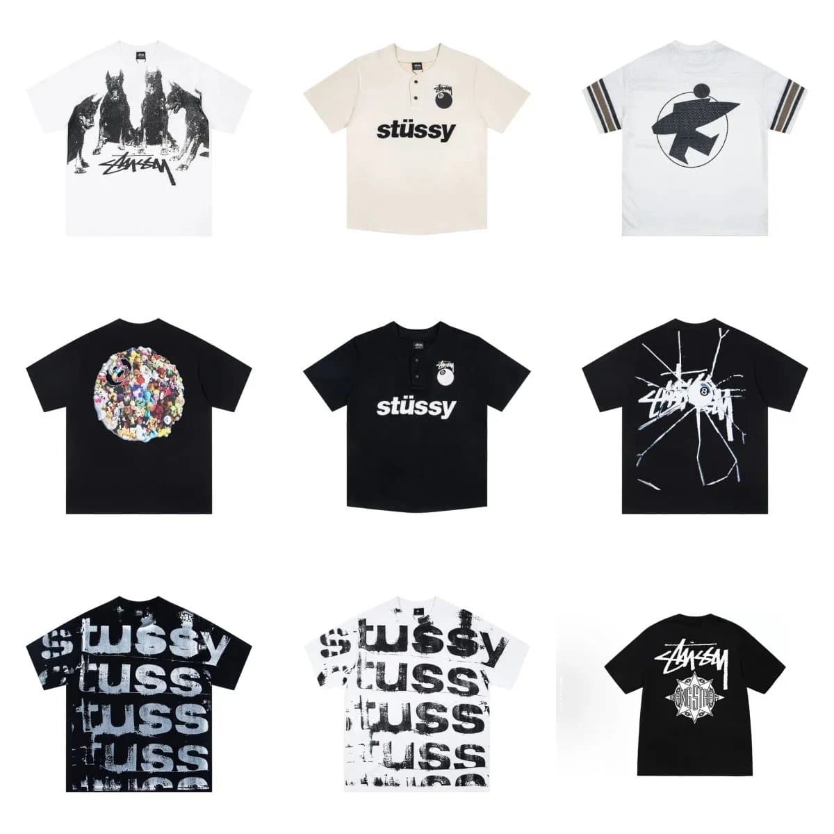 Stussy T-Shirts Collection - Streetwear Fashion for Men