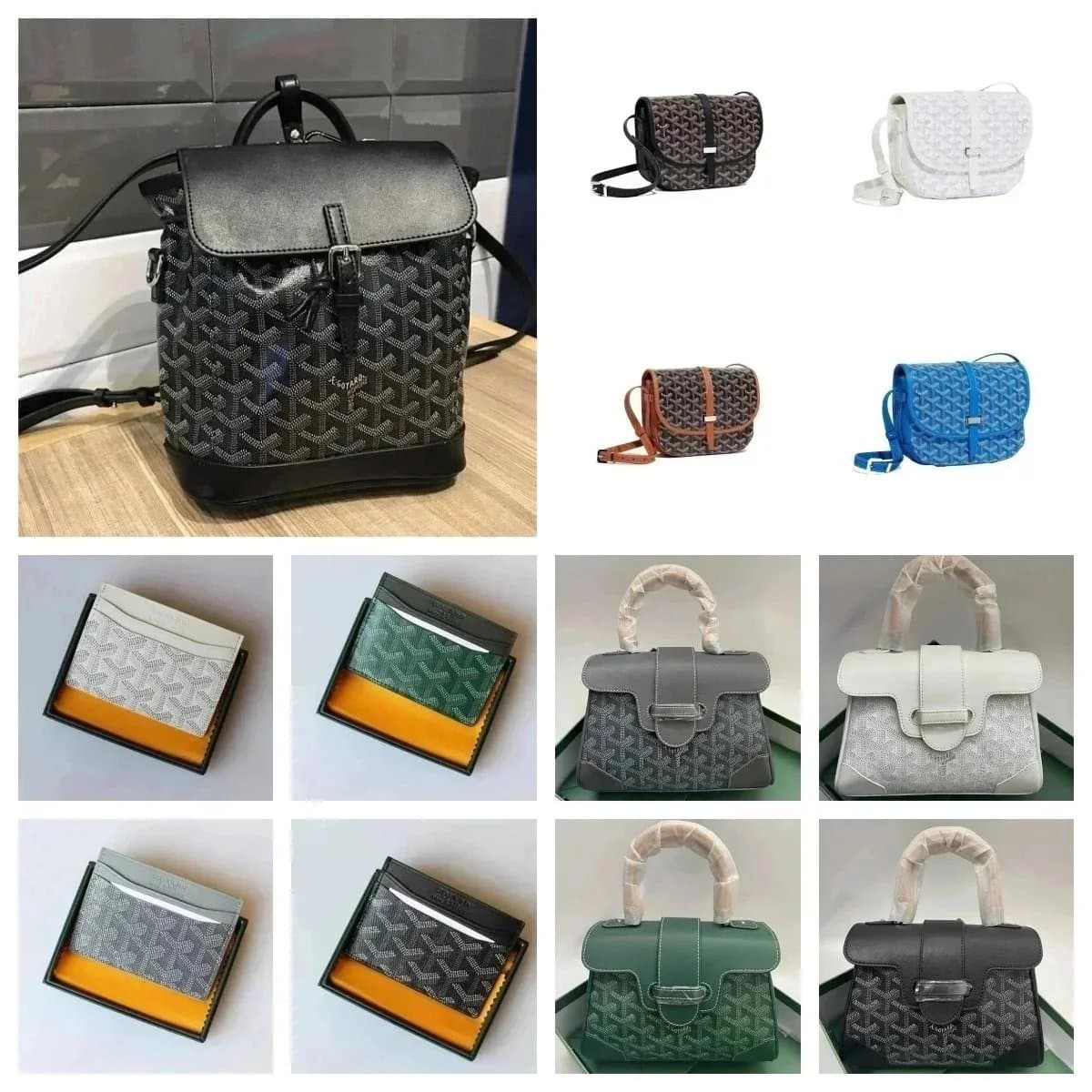 Goyard Saint Louis Backpack and Handbags Collection