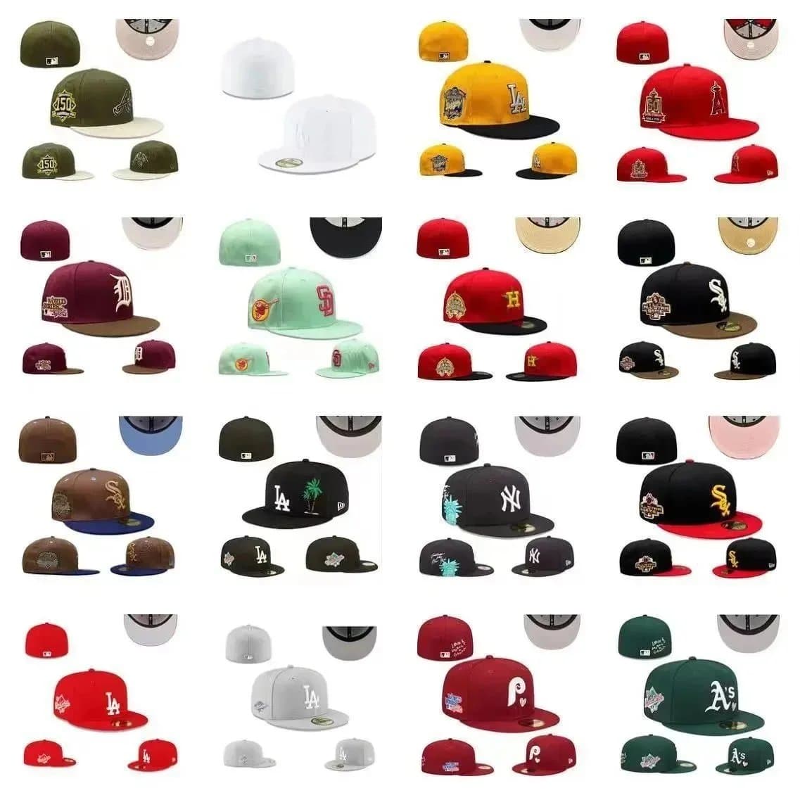 MLB New Era Fitted Caps Various Team Logos