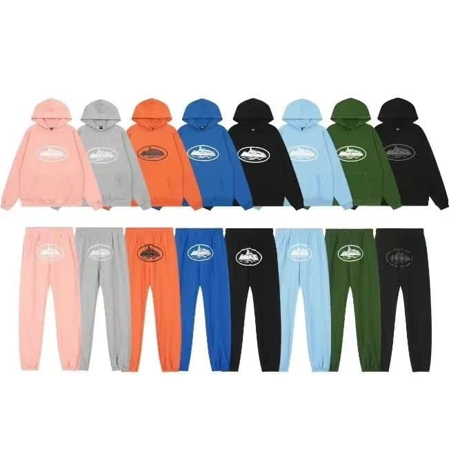 Corteiz Alcatraz Hoodie Sweatpants Tracksuit Set