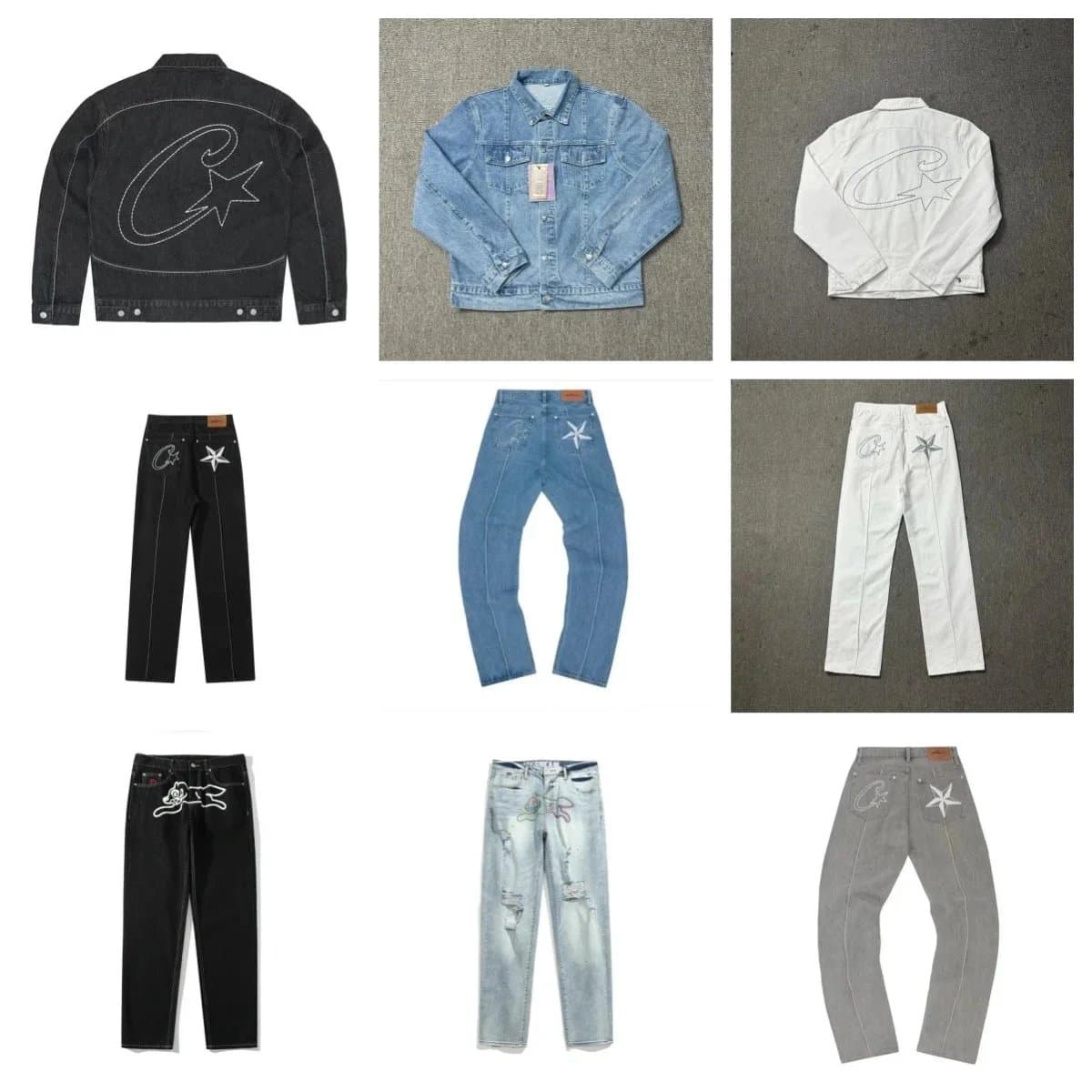 Corteiz Suits/Jeans/Coat(39+ Styles)