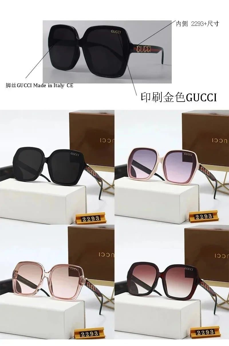 Gucci 2293 Oversized Square Sunglasses for Women Fashion Designer Shades