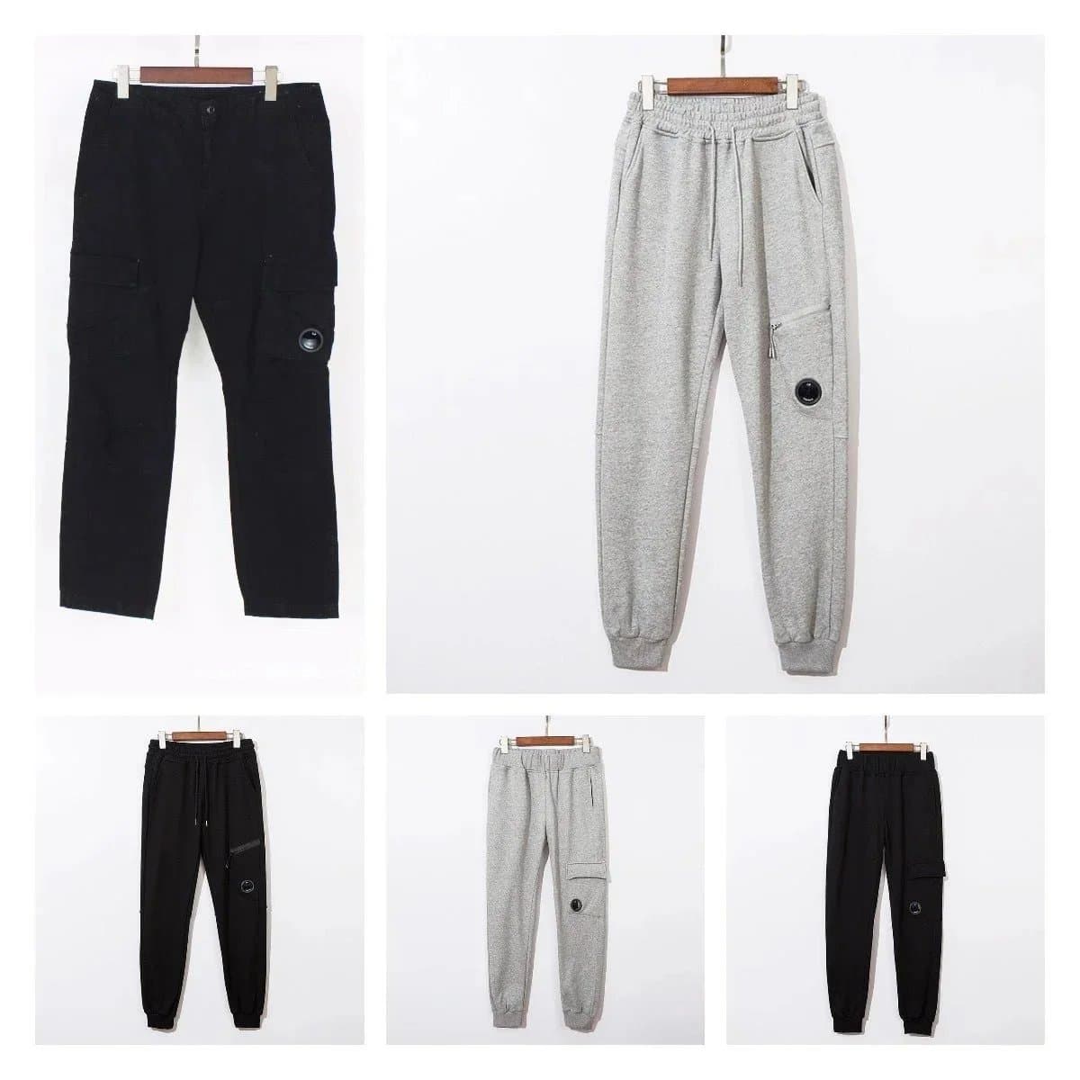 Men's Casual Jogger Pants with Cargo Pockets and Drawstring Waist