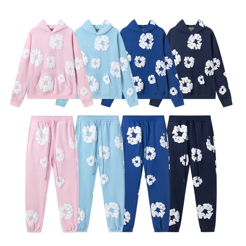 Floral Print Hoodie and Jogger Set for Women - Cozy Matching Outfit