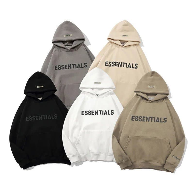 Essentials Hoodie Sweatshirt Unisex Oversized Logo Pullover