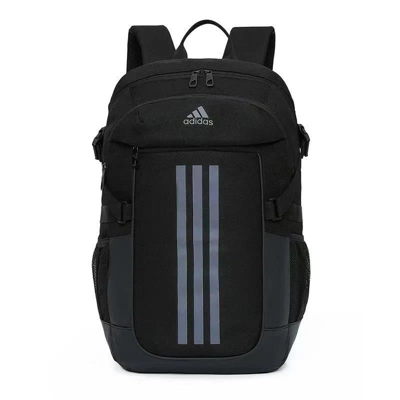 Adidas Classic Backpack for Men and Women - Black with 3-Stripes Design