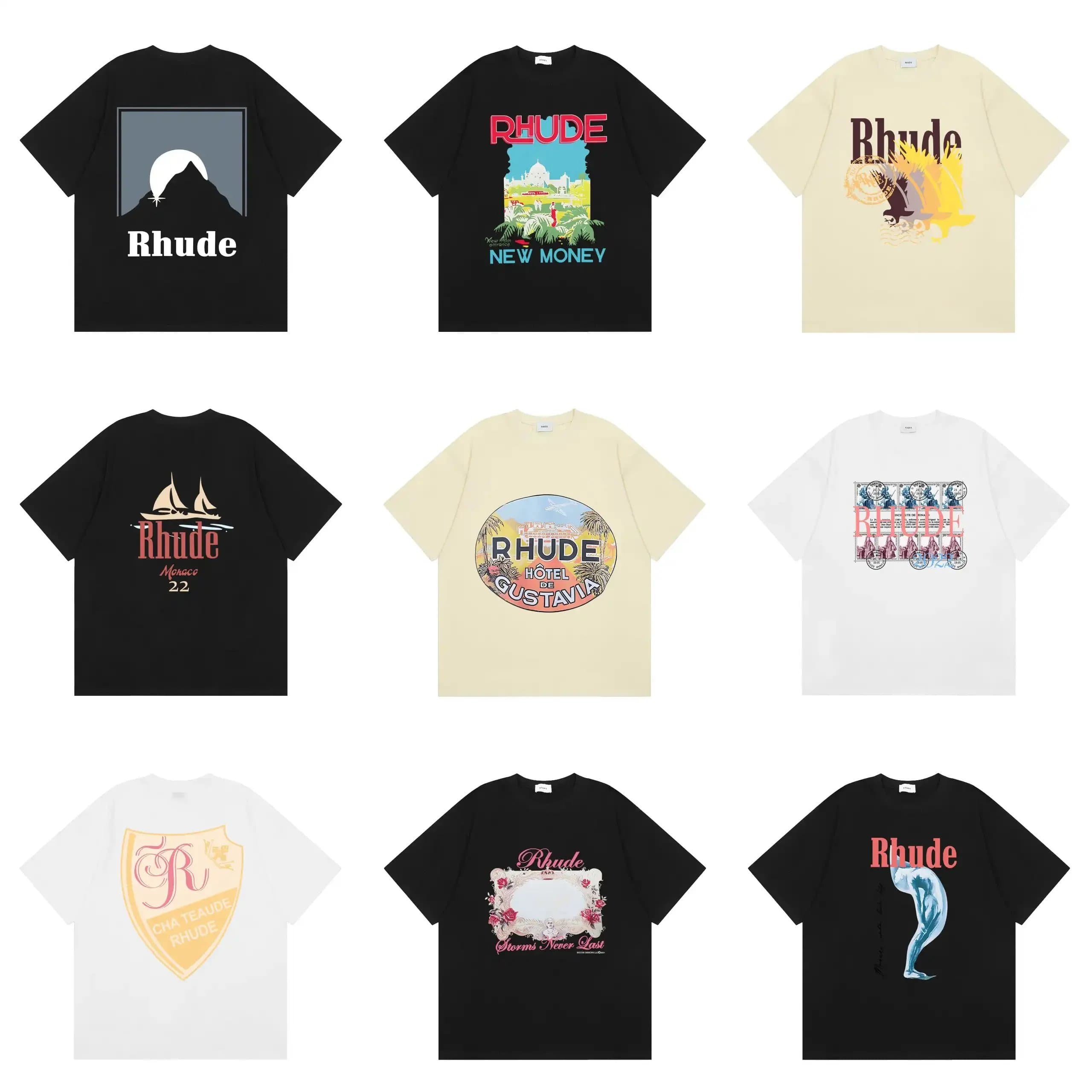 Rhude T-Shirts Collection - Premium Streetwear Graphic Tees