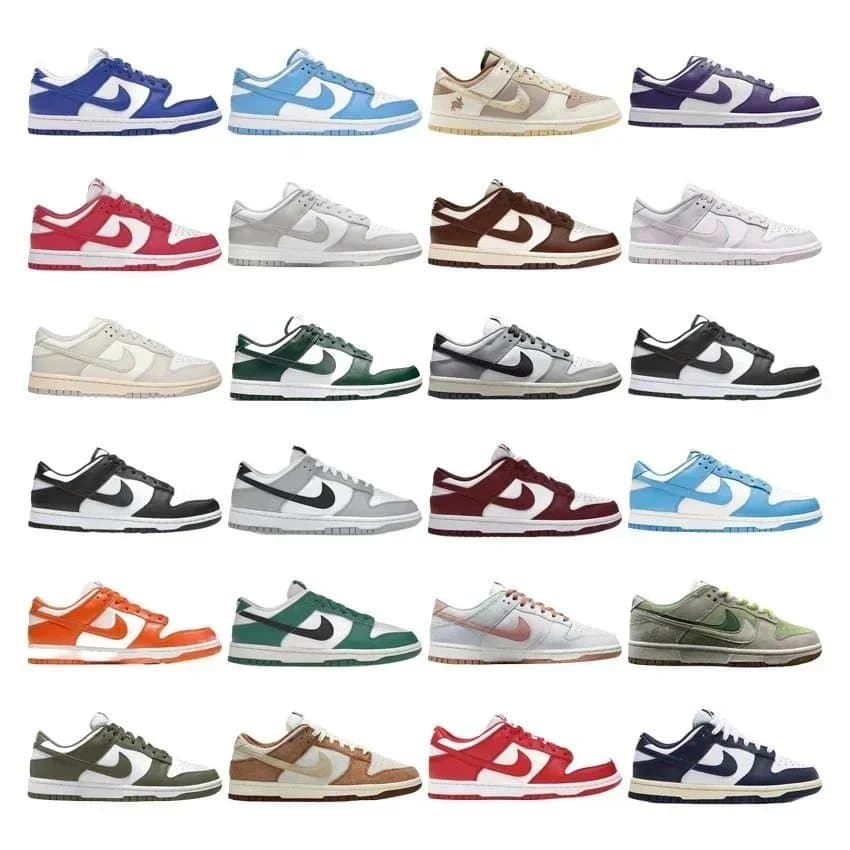 Nike Dunk Low Sneakers Collection - Classic Street Style