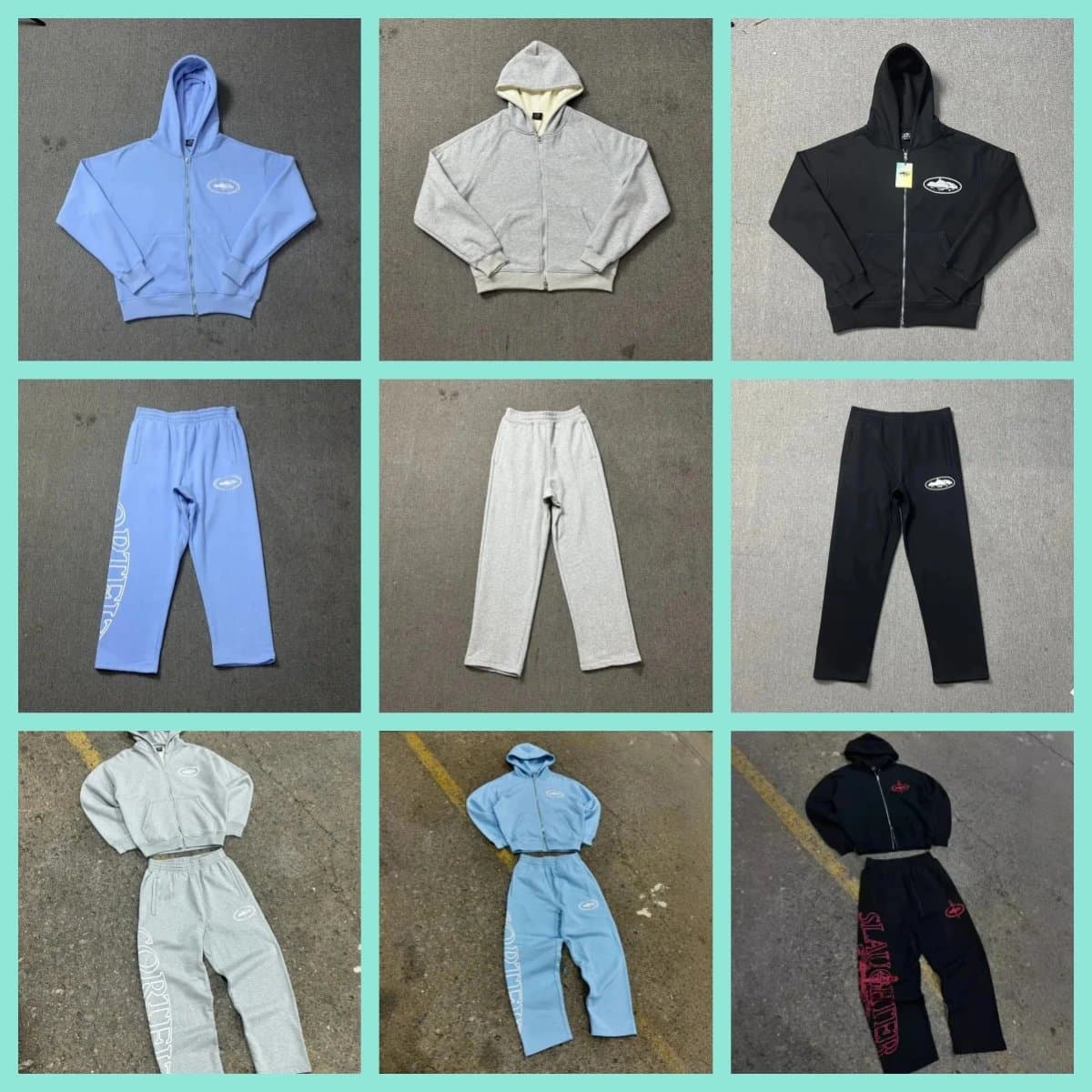 SAPPHIRE Hoodie & Sweatpants Set - Casual Sportswear for Men and Women