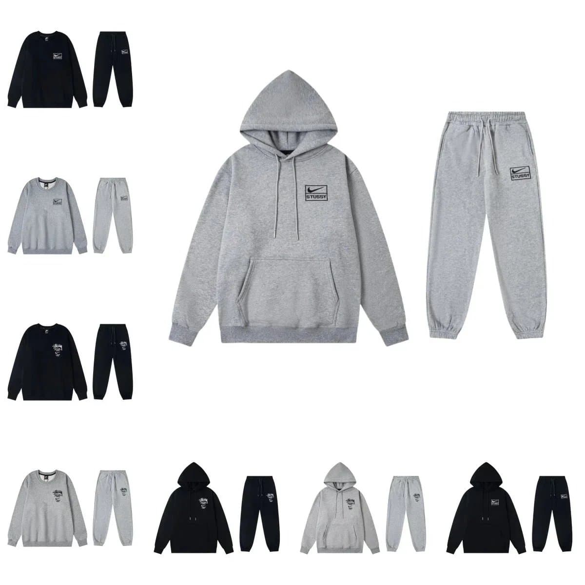 Nike x Stussy Hoodie and Sweatpants Set