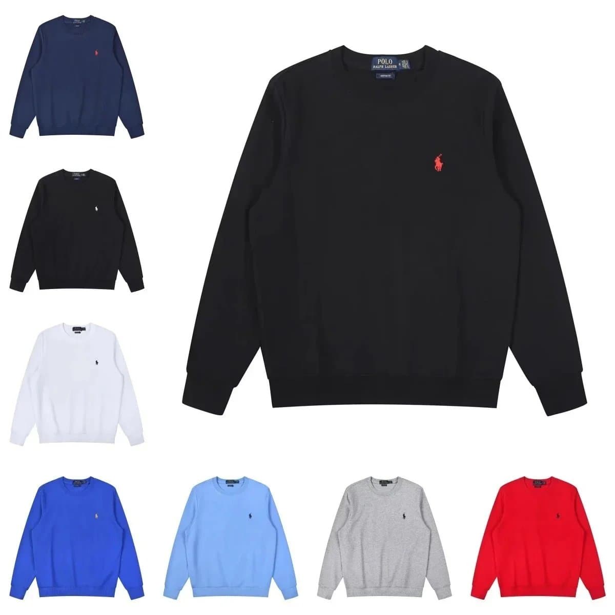 Polo Ralph Lauren Classic Crewneck Sweater Men's Cotton Sweatshirt