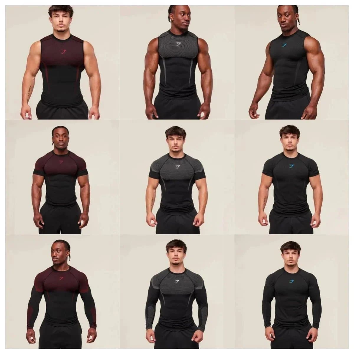 Men's Compression Shirts for Workout and Training